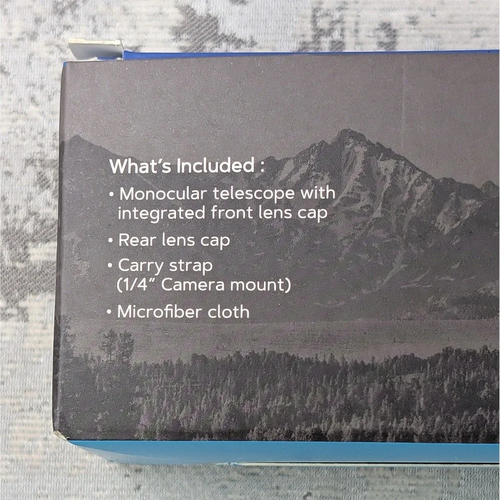 StarScope Monocular Telescope 10x Fixed Zoom IPX5 Water Resistant 30671 Open Box